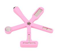 ZJchao 6 in 1 Nail Magnet Multifunction Powerful Magnetic Nail Polish Gel Tool Professional Nail Art Design for Nail Salon Home Use Pink Plastic