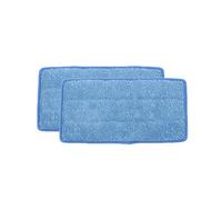 ZJchao 6 Pack Microfiber Mop Heads Replacement 5 Count Washable Reusable 11.8x5.9 Inches with Quick-Fastening Tape for Floor Mop Refills (Blue)
