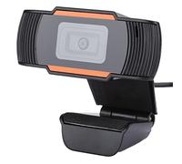 ZJchao 720P USB 2.0 Webcam PC Digital Camera High Resolution with True Color Images, Support Various Video Conferencing Software, Automatic Color Correction for Laptops and Desktops