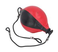 ZJchao Accessories Speed Bags Double End Punching Bag with Adjustable Cord for Speed and Coordination Training PU Leather Red Black