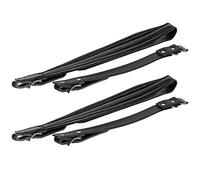 ZJchao Accordion Straps, 2Pcs Accordion Strap Shoulder Set Kit Adjuatbale PU Leather Accessory Accessory Adjustable for 16-120 Bass (Black)