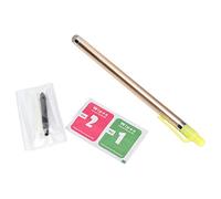 ZJchao Accurate Control Aluminium Stylus Pen for Tablets & Smartphones - Design with Replaceable Nibs and Writing Experience (Gold)