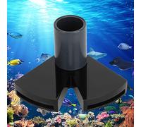ZJchao Acrylic 360° Double Flat Duckbill Nozzle Accelerator for Aquarium and Fish Tanks