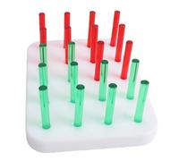 ZJchao Acrylic Pegboard, 20 Hole Finger Dexterity Trainer for Hand Eye Coordination and Motor Skills with Plastic Covers for Smooth Edges, Rehabilitation and Fitness Tool for Men