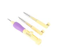 ZJchao Adjustable Embroidery Kit Embroidery Needle Punch with 3 Sizes Needle Pen Kit Tool for DIY Craft - for Stitching Patterns on Textiles (Plastic)
