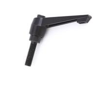 ZJchao Adjustable Fixing Handle M10 1.5 Thread Kip Handle S Adjustable Handle Clamping Lever with Stud Ratcheting Feature Coating [M10*25] (M10*25)