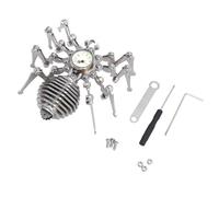 ZJchao Adjustable Mechanical Spider Model with Moving Legs, DIY Clockwork Steel Building Kit for Adults and Kids Educational Steampunk Desk Toy