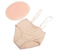 ZJchao Adjustable Silicone Pregnant Belly Bump, Realistic Artificial Baby Bump for Parties, Photography, Film Props, Large