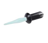 ZJchao Air Volume Comb for Curly Hair Non Slip Grip 17 Rounded Teeth Fluffy Curling Roll for All Hair Types Styling Tool Green ABS