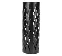 ZJchao Alloy Umbrella Holder, Compact Efficient Entryway Organizer with Breathable Hollow Out Design, for Home Office Hotel Cafe Restaurant 17.7 X 5.9 Inches (Black)