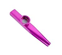 ZJchao Aluminum Metal Kazoo for Kids and Adults Portable Musical Instrument for Music Lovers, Easy to Play Carry, Ideal伴奏 Guitar or Ukulele Performances (Violet)