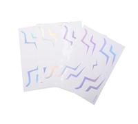 ZJchao Anime Temporary Stickers, 4 Sheets Sweatproof Body Face Decals with Lifelike Design, for Cosplay Music Festival Beach Vacation Concert (WS LS 053)