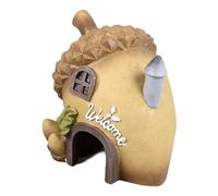 ZJchao Aquarium Resin Decoration, Fine Workmanship, Fun Simulation Innovative Landscaping Hideout House for Fish Tank, Lightweight & Portable, Safe for Fish & Shrimp, Creating a (Acorn)