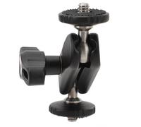 ZJchao Articulating Arm with 360° Rotation, Aluminum Alloy Adjustable Mounting Arm with 1/4" Thread for Monitor, Camera, Lighting, and Studio Equipment Use