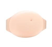 ZJchao Artificial Baby Bump Fake Pregnancy Belly Memory Foam Belly Bump for Cosplay Stage Performances with Soft Skin Friendly Fabric (M)