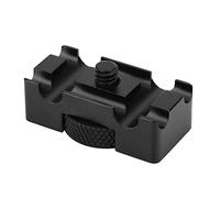 ZJchao Block Jerk Stopper Aluminum Alloy Cable Lock Clip for DSLR Tethering Compact Design with Dual Grooves for Stable Connections Black