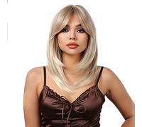 ZJchao Blonde Curling Hair Wig for Women, Long Heat Synthetic with Adjustable Buckle, Breathable & Elastic, Comfortable for All Day Wear, Easy Maintenance, Suitable for Parties, Cosplay, (LC242-3)