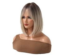 ZJchao Blonde Curling Hair Wig for Women, Long Heat Synthetic with Adjustable Buckle, Breathable & Elastic, Comfortable for All Day Wear, Easy Maintenance, Suitable for Parties, Cosplay, (SS176-1)