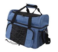 ZJchao Bowling Ball Bag for 2 Balls, Bowling Carry Bag with Padded Holder Adjustable Shoulder Strap Large Capacity Shoe Compartment Side Mesh Pockets for Alley