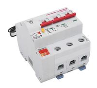 ZJchao Breakers 30a 220 Smart WiFi Circuit Breaker with Remote Control Application Control for 1P/2P/3P AC230V/400V Systems PA66-DSM Flame Retardant Housing (3P 100A)