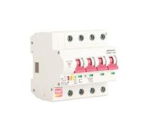 ZJchao Breakers 30a 220 Smart WiFi Circuit Breaker with Remote Control Application Control for 1P/2P/3P AC230V/400V Systems PA66-DSM Flame Retardant Housing (4P 40A)