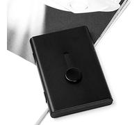 ZJchao Business Card Holders, Aluminum Material Business Card Holder with Round Edges and Corners Business Card Case Can Store Up to 10-18 Cards
