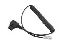 ZJchao Cable Compatible with D-Tap to 4K Power Cord for Cinema Camera 4K, Compatible with Gold Mount & V-Mount, 3.6ft Spring Line Cable