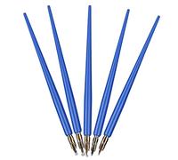 ZJchao Calligraphy Pen, Wooden Handle Dip Pen Home Office Art Painting Calligraphy Fountain Set with Storage Box Dip Ink for Writing Painting Signing Sketch (Royal Blue Slim Pole)