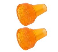ZJchao Cane Tips,1 Pair Cane Tips Stable Grip Thick Skidproof Large Area Rubber Walking Stick Tips Walking Stick Pad