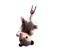 ZJchao Car Mirror Hanging Accessories, Car Decorations Rearview Interior Decoration Possum Possum Hanging Ornament Rearview Mirror Accessories Cute Screaming Opossum (A)