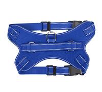 ZJchao Cat Harness, Pet Vest Reflective Stripe Harness for Training Walking Puppy Adjustable Oxford Cloth Pet Chest Strap Small Dog for Small Medium Large Dogs (M)