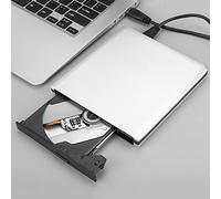ZJchao CD Burner, External DVD Drive External CD Drive For Laptop Portable DVD +/-RW Optical Player For Laptop Desktop PC