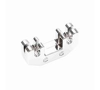 ZJchao Cello Mute, Violin Mute Metal Practice Metal Violoncello Practice Silencer Cello Noise-reducing for Viola Parts (Silver)