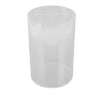 ZJchao Clear Acrylic Money Bank Large Capacity Drop Resistant Transparent Coin Saving Jar for Kids Adults with Sturdy Cylinder Design (Small Size (21x17cm / 8.3x6.7in))