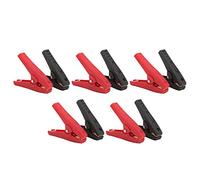 ZJchao Clips, 5 Set Insulated Clips, Black & Red Insulated, Small 30A Strong Clamping Accuracy Process Elasticity Electric Test