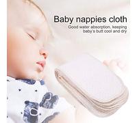 ZJchao Cloth Diaper Inserts, 10Pcs Breathable Cotton Baby Nappies Cloth Diaper Liners Newborn Reusable Washable Insert Pocket
