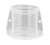 ZJchao Collars Feather Cone Neck Protection Collar - Acrylic Healing Cover for Feather Wound Prevention | Sizes S, M, L (S outer diameter 4.8 inner diameter 3.3)