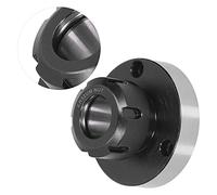 ZJchao Collet Chuck, ER32 - 80mm Clamping Collet Chuck Replacement Lathe Straight Hole for Milling Machine Equipment