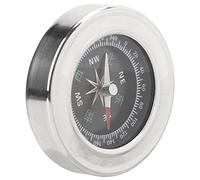 ZJchao Compass, Compass Hiking Survival with Small Size 60mm Stainless Steel Portable Pocket for Camping Hiking (Silvery White)