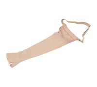 ZJchao Compression Arm Sleeve for Lymphedema, Post Mastectomy Arm Sleeve with Gauntlet, XXL High Elasticity Anti Swelling Soft Ergonomic Compression Sleeve Right