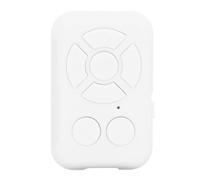 ZJchao Controller Phone App Wireless Bluetooth Remote Controller 7 Keys Rechargeable Media for Photography and Video Recording Compatible with Various Apps (White)