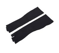 ZJchao Copper Arm Sleeve, Long Copper Gloves, Compression Gloves for Carpal Tunnel Full Range of Motion Support Brace Ultra Comfortable and Highly Elastic Design(L)
