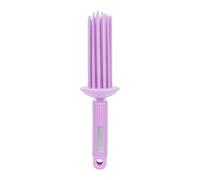 ZJchao Curling Roll Comb Hair Curling Brush Comb 17 Round Teeth Styling Tool with Small Rounded Dots for Secure Grip Easy Insertion No Clogging Travel Friendly All Hair Types