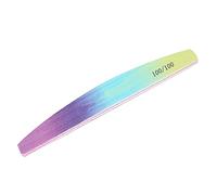ZJchao Curved Nail File, Washable Double Sided Nail Files and Buffers Manicure Pedicure Buffering Finger for Women Art Care Buffing Buffer Sanding (100/100)
