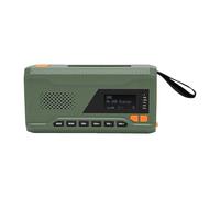 ZJchao DAB FM Radio AM FM with Bluetooth 5.0 4500mAh Power Bank LED Flashlight Solar Hand Crank Emergency Radio for Camping Outdoor Survival Power Outage