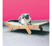 ZJchao Deformable Cat Scratching Pad - Premium Scratch Lounge Board for Active Cats, Stylish Cat Furniture (Deformed Corrugated Paper Bed S)