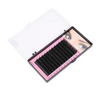 ZJchao Dense, Matte, Long Eyelash Extension False Lashes, Clear Root, Soft and Comfortable, Easy to Use, Large Fitting Area, 1 Box for Individual, Beginner Practice, Eyelash Beauty Shop (11mm)