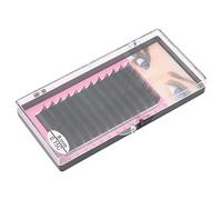 ZJchao Dense, Matte, Long Eyelash Extension False Lashes, Clear Root, Soft and Comfortable, Easy to Use, Large Fitting Area, 1 Box for Individual, Beginner Practice, Eyelash Beauty Shop (8mm)