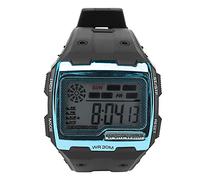 ZJchao Digital Sports Watch Large Dial Night Light Watertight Dual Time Outdoor Electronic Watch for Men Women with Stopwatch Alarm Countdown Durable Plastic Material 52.8mm Dial (9021 Lake Blue)