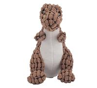 ZJchao Dinosaur Dog Toy, Stuffed Animals Chew Toy Dog For Aggressive Chewers Plush Squeaky Squeaky For Small Puppy Chewing For Small Medium Large Big (S)